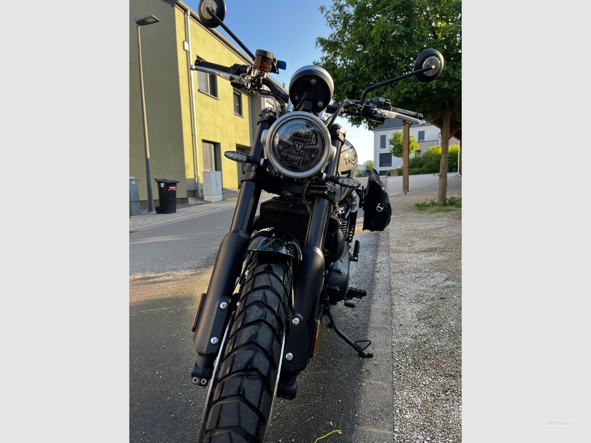 Triumph Scrambler Seitentasche, Quad Lock