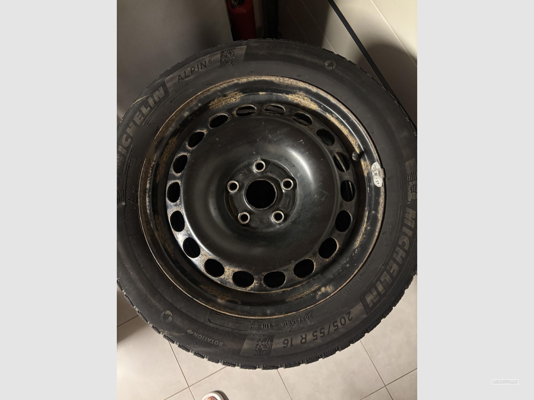 Jantes Acier + pneus 16" Hiver