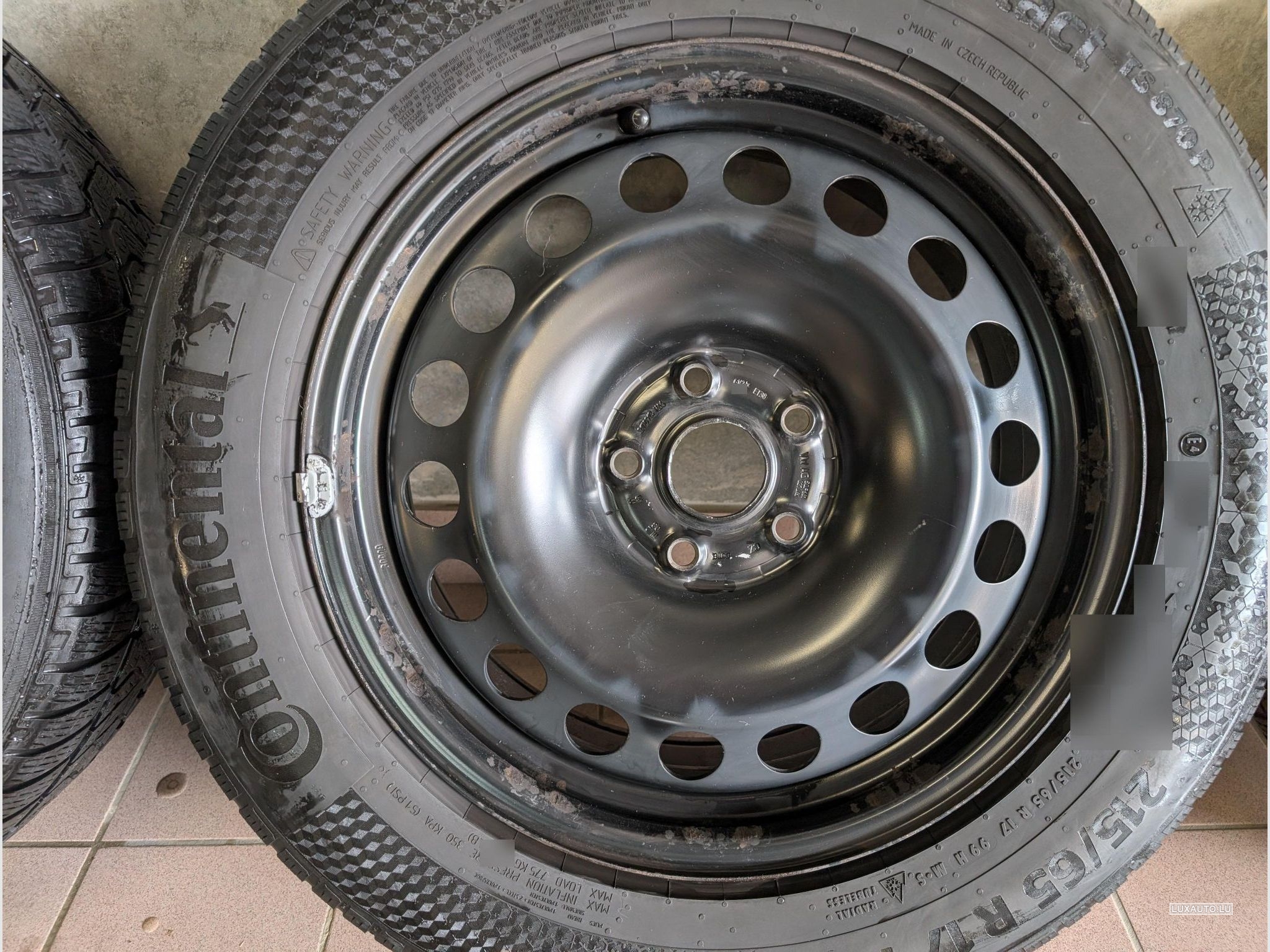 Steel wheel rims + Tyres 17" Winter